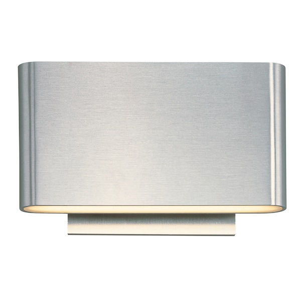 Et2 Alumilux Sconce 6-Light 6.75" Wide Satin Aluminum Wall Sconce E41310-SA - main